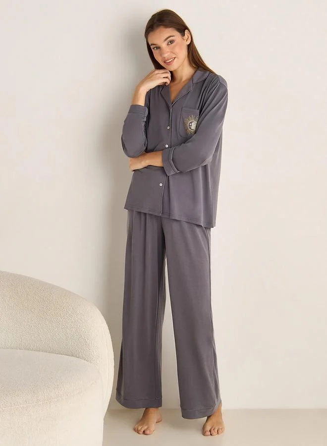 Splash FAV Pyjama Set Shirt and Pants Modal